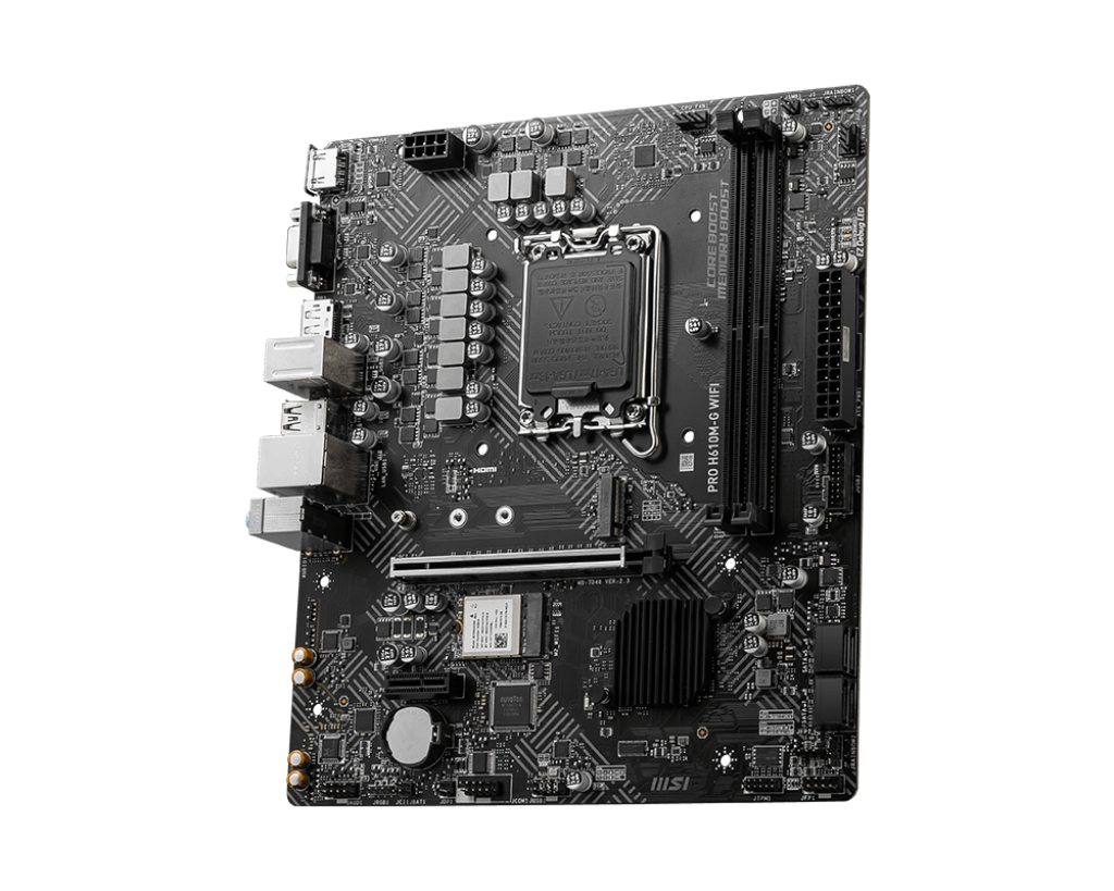 مادربرد ام اس آی سوکت 1700 مدل MSI PRO H610M-G WIFI DDR5 کارکرده